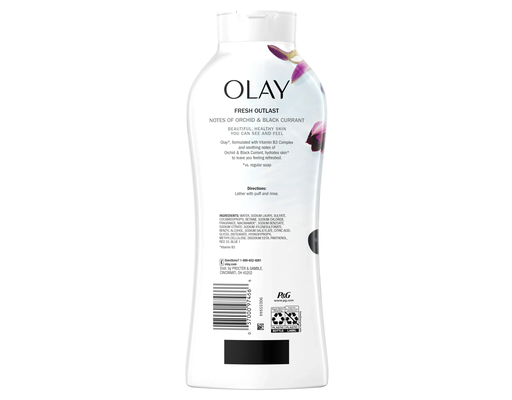 Sữa Tắm Làm Dịu Hương Hoa Lan Và Quả Lý Chua Đen Soothing Orchid Blackcurrant 650ml OLAY ảnh 2
