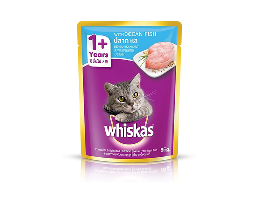 Thức Ăn Cho Mèo Lớn Vị Cá Biển 85g Whiskas ảnh 0