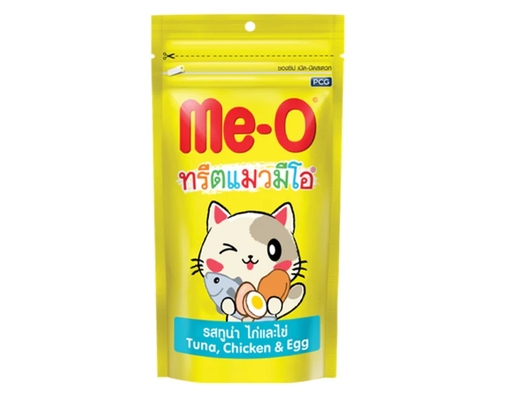 Thức Ăn Cho Mèo Vị Cá Ngừ, Gà Và Trứng 50g Me-O ảnh 0
