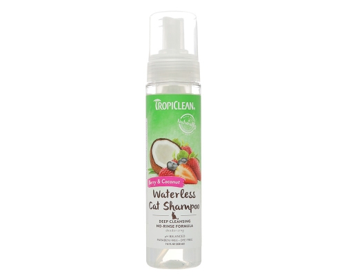 Dầu Tắm Khô Hữu Cơ Sạch Sâu Cho Mèo Hương Dâu Và Dừa 220ml Tropiclean ảnh 0