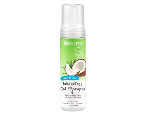 Dầu Tắm Khô Hữu Cơ Loại Bỏ Vảy Gàu Cho Mèo 220ml Tropiclean ảnh 0