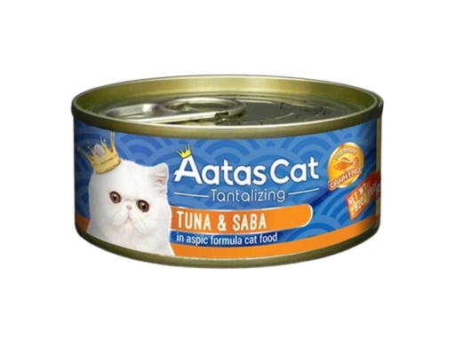 Sốt Thưởng Cho Mèo Vị Cá Ngừ Và Cá Saba 80g Aatas ảnh 0