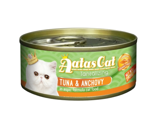 Pate Cho Mèo Vị Cá Ngừ Và Cá Cơm 80g Aatas ảnh 0