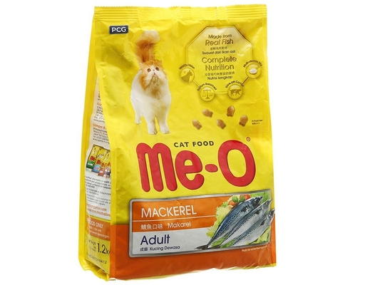 Thức Ăn Dạng Hạt Cho Mèo Vị Cá Thu 1.2kg Me-O ảnh 1