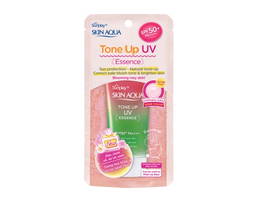Tinh Chất Chống Nắng Hiệu Chỉnh Sắc Da Skin Aqua Tone Up Essence Rose SPF50+ PA++++ 50g Sunplay ảnh 2