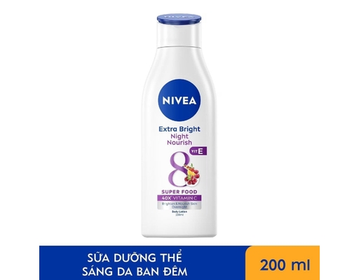 Sữa Dưỡng Thể Dưỡng Trắng Ban Đêm 200ml NIVEA ảnh 2