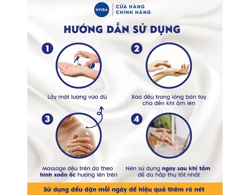 Sữa Dưỡng Thể Dưỡng Trắng Ban Đêm 200ml NIVEA ảnh 5