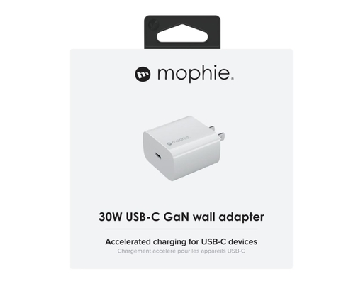 Sạc Power Delivery 30W USB-C GaN White-409908424 Mophie ảnh 2