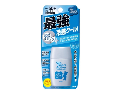 Kem Chống Nắng Chống Thấm Nước Lâu Trôi Sun Bears Active Protect Milk Cool SPF50+PA++++ 30g Omi Brotherhood ảnh 0