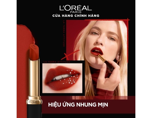 Son Thỏi Mịn Lì Riche Intense Volume #276 Nâu Gạch 2g L'Oreal ảnh 3