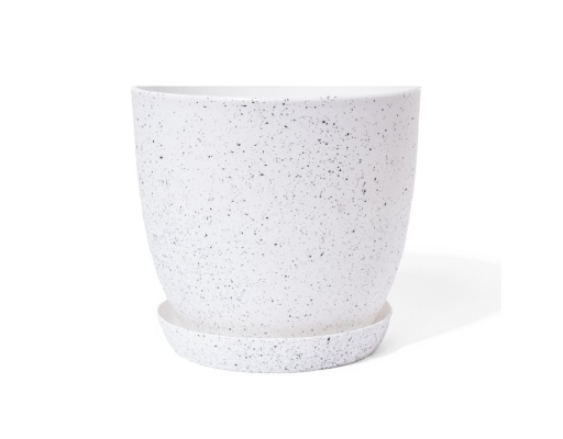 Chậu Trắng Vân Đá Size 16cm Monrovia ảnh 0