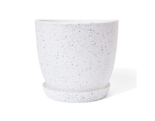 Chậu Trắng Vân Đá Size 20cm Monrovia ảnh 0