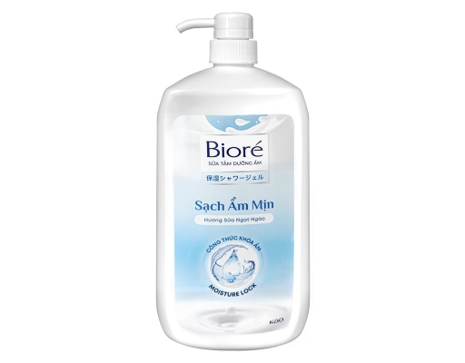 Sữa Tắm Dưỡng Ẩm Hương Sữa Ngọt Ngào 1kg Bioré ảnh 0