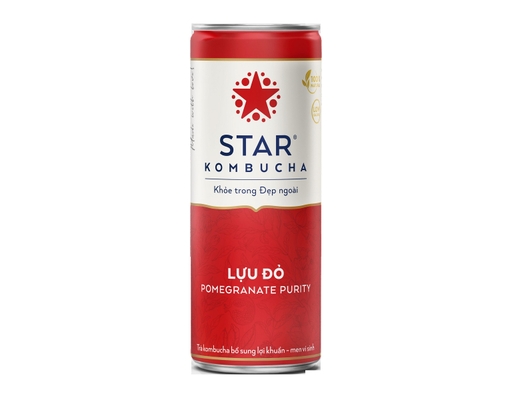 Trà Lên Men Bổ Sung Lợi Khuẩn Vị Lựu Đỏ - Pomegranate Purity 250ml Star Kombucha ảnh 0