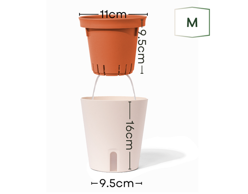 Chậu Tự Tưới Nhật Bản - Tròn Size M Monrovia ảnh 1