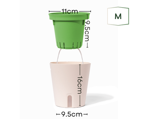 Chậu Tự Tưới Nhật Bản - Tròn Size M Monrovia ảnh 3