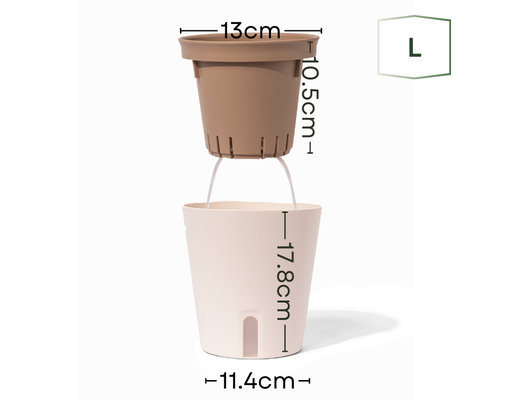Chậu Tự Tưới Nhật Bản - Tròn Size L Monrovia ảnh 3