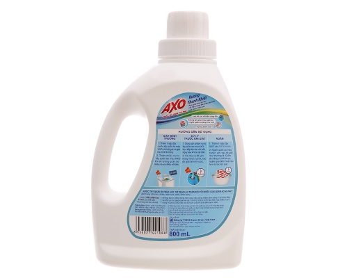 Nước Tẩy Quần Áo Màu Cho Da Nhạy Cảm 800ml Axo ảnh 1