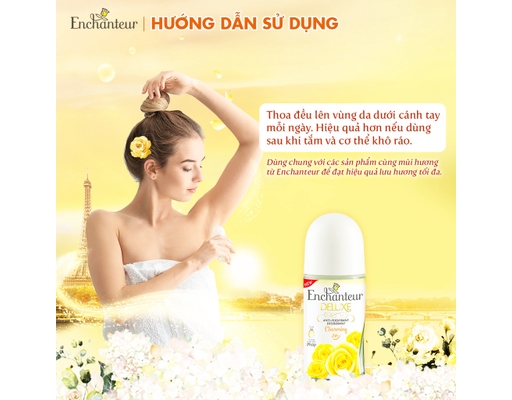 Lăn Khử Mùi Hương Nước Hoa Sensation 50ml Enchanteur ảnh 2