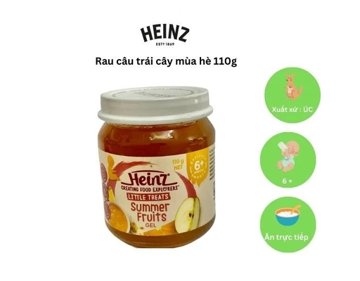 Dinh Dưỡng Heinz Đóng Lọ Rau Câu Trái Cây Mùa Hè 110g