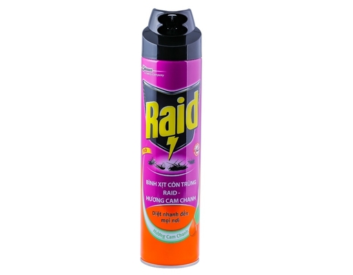 Xịt Côn Trùng Hương Cam Chanh 600ml Raid ảnh 1