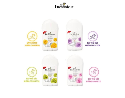 Sáp Khử Mùi Trắng Da Hương Nước Hoa Romantic 40g Enchanteur ảnh 3