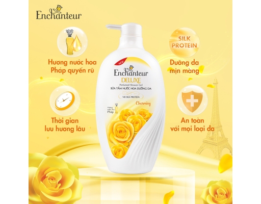 Sữa Tắm Dưỡng Da Hương Nước Hoa Charming 450g Enchanteur ảnh 1