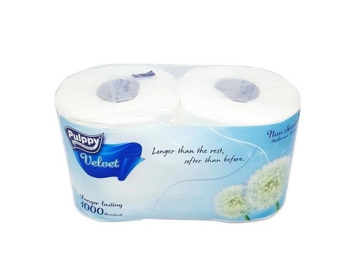 Giấy Vệ Sinh Không Mùi 2 Lớp Velvet 2 Cuộn Pulppy ảnh 1