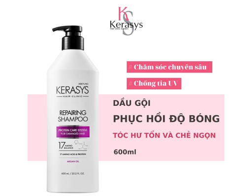 Dầu Gội Phục Hồi Repairing Shampoo 600g Kerasys ảnh 1