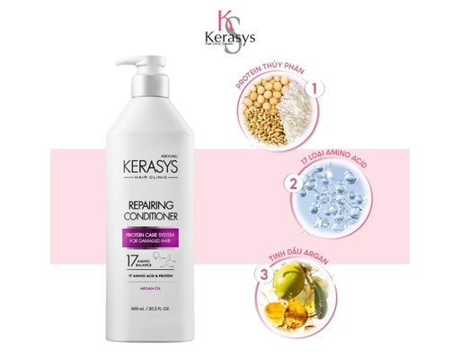 Dầu Xả Phục Hồi Tóc Repairing Conditioner 600ml Kerasys ảnh 3