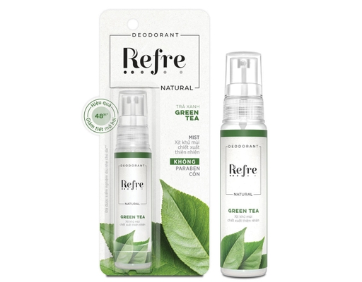 Xịt Khử Mùi Natural Hương Trà Xanh 30ml Refre ảnh 0