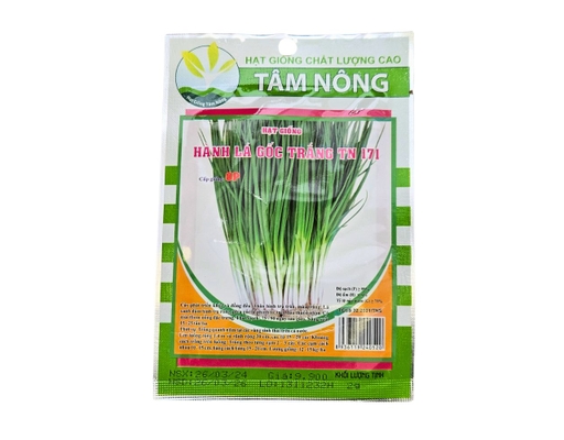 Hạt Giống Hành Lá Gốc Trắng TN171 Tâm Nông ảnh 0