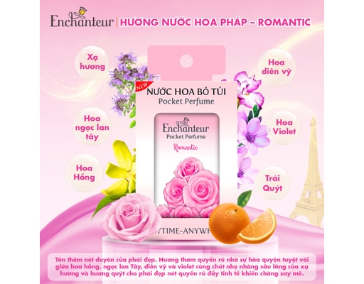 Nước Hoa Bỏ Túi Romantic 18ml Enchanteur ảnh 3