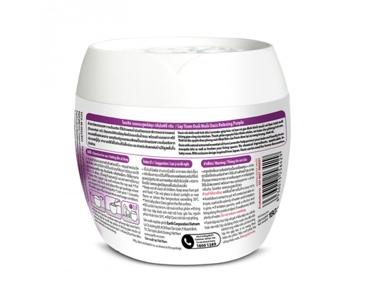Sáp Thơm Đuổi Muỗi Hương Lavender Relaxing Purple 180g Oasis ảnh 1