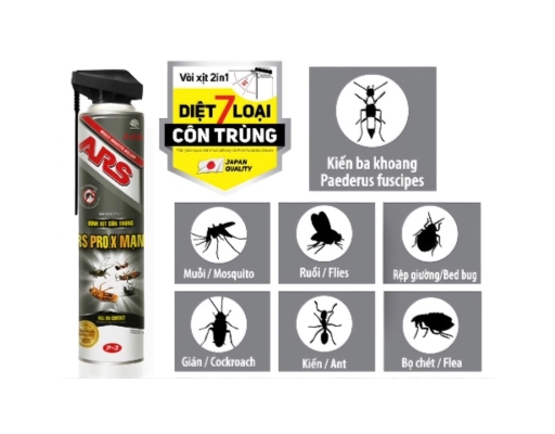 Xịt Côn Trùng Pro.X Mạnh 500ml Ars ảnh 3