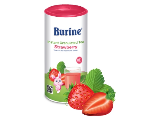 Trà Cốm Hoa Quả Vị Dâu Tây 200g Burine ảnh 3