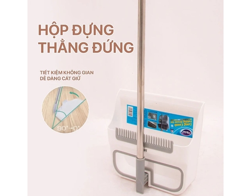 Bộ Chổi Quét Nhà Gấp Gọn Kèm Răng Cưa MyJae ảnh 3