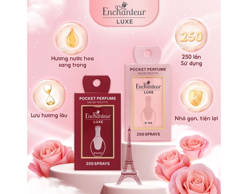 Nước Hoa Bỏ Túi Cao Cấp EDT Luxe D'Or 18ml Enchanteur ảnh 2