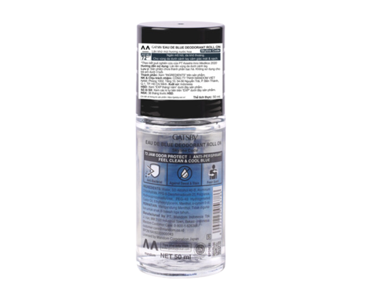Lăn Khử Mùi Hương Nước Hoa Cho Nam Eau De Blue Deodorant Roll On Skyline Code 50ml GATSBY ảnh 1