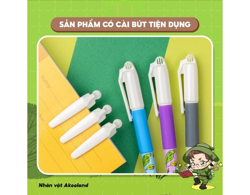 Bút Gel Mực Xanh GEL-012/AK Thiên Long ảnh 3
