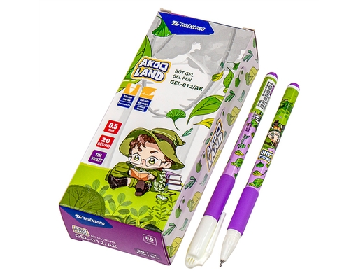 Bút Gel Mực Tím GEL-012/AK Thiên Long ảnh 2