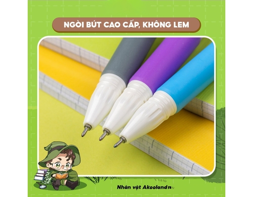 Bút Gel Mực Tím GEL-012/AK Thiên Long ảnh 3