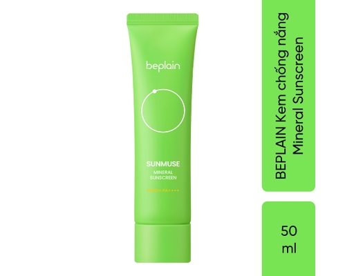Kem Chống Nắng Vật Lý Mịn Lì Nâng Tone Nhẹ Sunmuse Mineral SPF50+PA++++ 50ml BEPLAIN ảnh 1