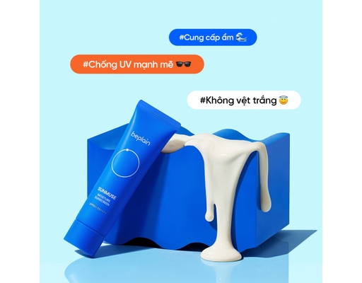 Kem Chống Nắng Hóa Học Dưỡng Ẩm Sunmuse Moisture SPF50+PA++++ 50ml BEPLAIN ảnh 3