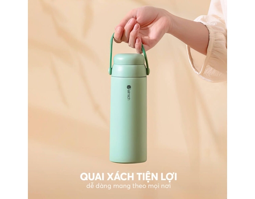 Bình Giữ Nhiệt Inox 316 EL8330 500ml Màu Xanh Mint Elmich ảnh 5