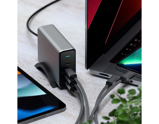 Dock Sạc Satechi USB-C165W PD 4 Cổng ST-UC165GM-EU