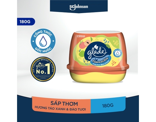 Sáp Thơm Cao Cấp Hương Táo Xanh Và Đào 180g Glade ảnh 2