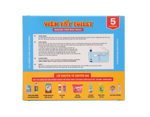 Viên Tẩy Bồn Cầu Và Khử Mùi - 5 Viên x 55g Hando ảnh 1