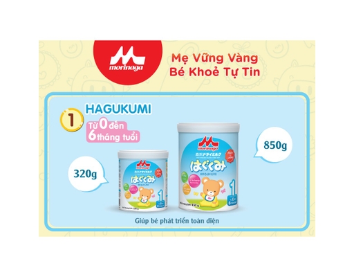 Sữa Bột Hagukumi Cho Bé 0-6 Tháng 800g Morinaga ảnh 5