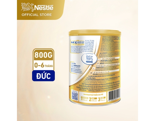 Sữa Nan Supreme Pro Số 1 Bổ Sung 5HMO Cho Bé 0-6 Tháng 800g Nestlé ảnh 3